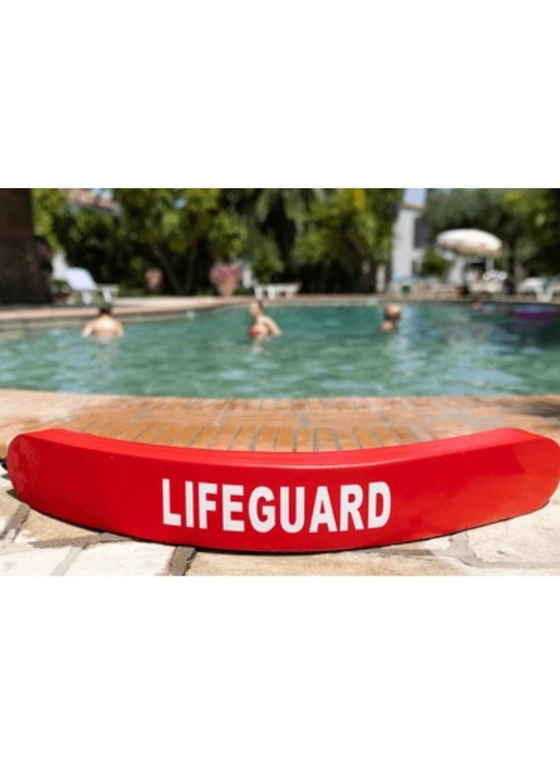 Scrolls Premium Quality Grip It Rescue Tube with Mesh and Life Guard Logo - Life Guard Equipment for Pool Safety 127x15x10cm (50 Inch)  - Image 2