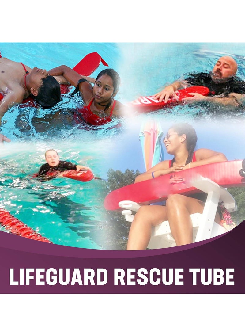 Scrolls Premium Quality Grip It Rescue Tube with Mesh and Life Guard Logo - Life Guard Equipment for Pool Safety 127x15x10cm (50 Inch)  - Image 4