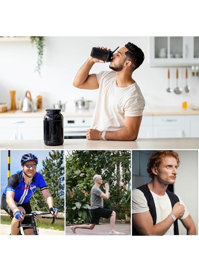 موفي سوار معصم رياضي من السيليكون متوافق مع جهاز WHOOP 5.0 - سوار معصم رياضي مقاوم للماء وجيد التهوية، سوار بديل ناعم ومتين من WHOOP للرجال والنساء - Image 5