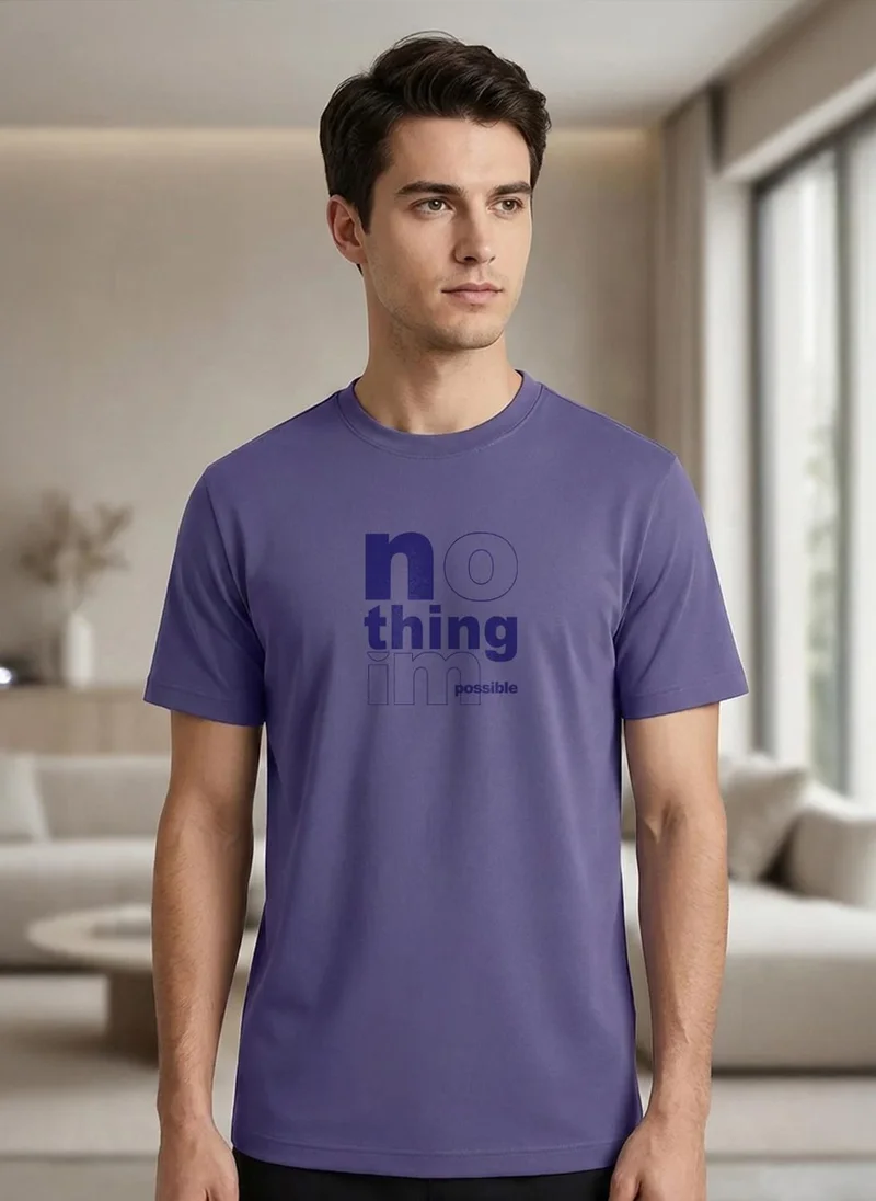 NOBERO Future Dusk NOBERO Men's Premium Printed Regualr T-Shirt for Men | Best Price UAE
