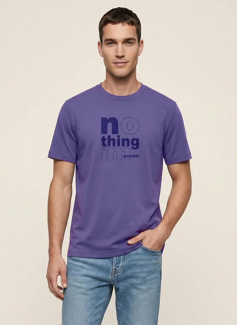 NOBERO Future Dusk NOBERO Men's Premium Printed Regualr T-Shirt for Men | Best Price UAE