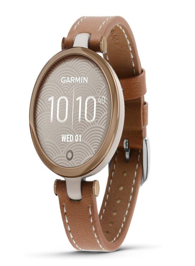 C2D JOY Leather Straps Compatible with Garmin Lily Bands Smartwatch Replacement Watchband for Women Classic Style Accessory with Unique Screwdriver (Brown) - Image 2