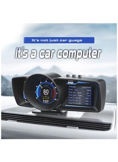 Digisand Car HUD Head-up Display, OBD2+GPS Smart Guage,Car Computer,BeiDou Multifunctional Car Instrument, Works Great for Most Cars  - Image 2