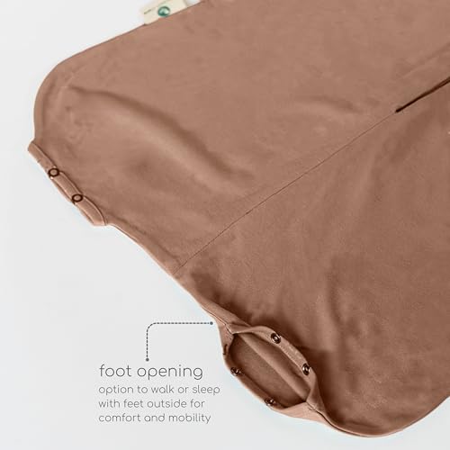 Cocoon Care Knitted Bamboo Muslin Solid Sleeping Bag|Wearable Blanket Soft, Breathable, Winter Swaddle for Newborns Baby|2-Way Zipper 0.5 TOG Sleep Sack|Newborn Essentials|6-12 Month - Image 3
