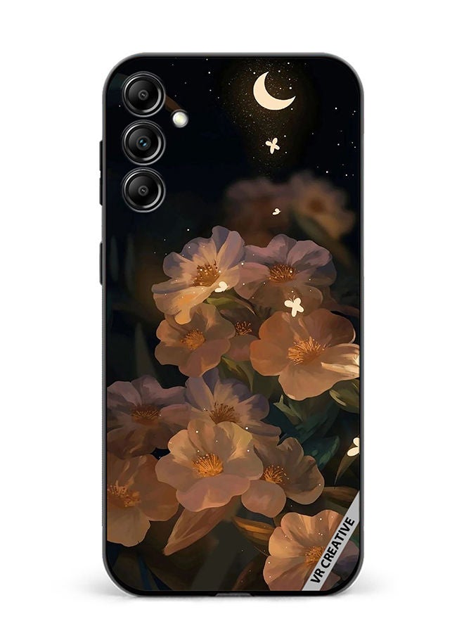 VR CREATIVE Protective Case Cover For Samsung Galaxy M14 Flower With Butterfly Design Multicolour - Image 1