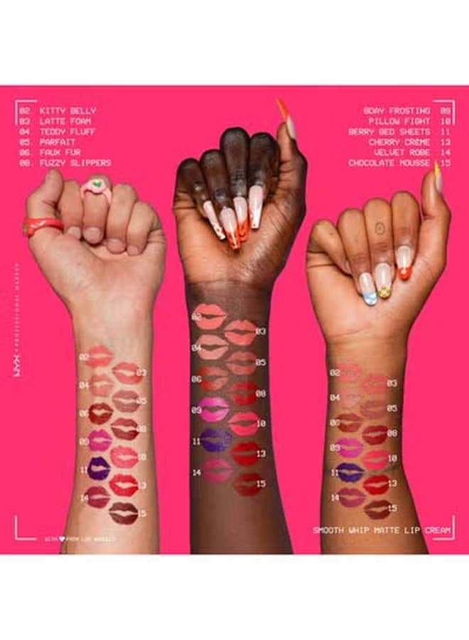 NYX PROFESSIONAL MAKEUP كريم شفاه مات سموذ ويب - رداء مخملي - Image 5