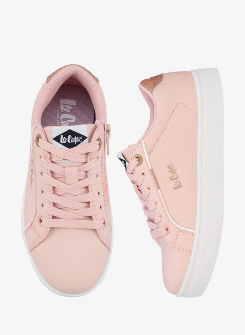 Lee Cooper Girls Lace-Up School Sneakers