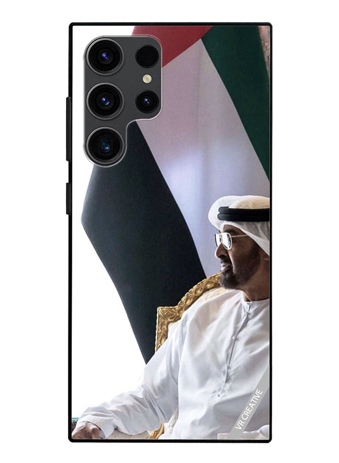 VR CREATIVE Protective Case Cover For Samsung Galaxy S24 Ultra Sheikh Mohamed Bin Zayed Al Nahyan Design Multicolour - Image 1