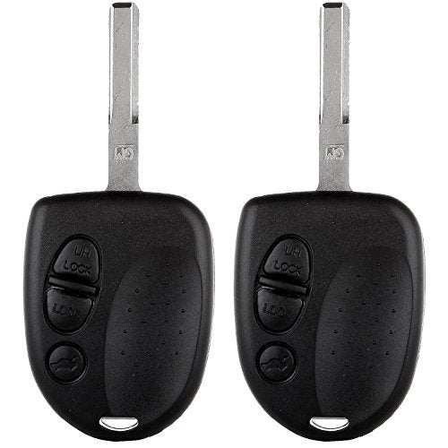 ECCPP غلاف مفتاح التحكم عن بُعد بدون قطع لسيارة بونتياك جي تي أو 04-2006 QQY8V00GH4001 (عبوة من 2) - Image 1