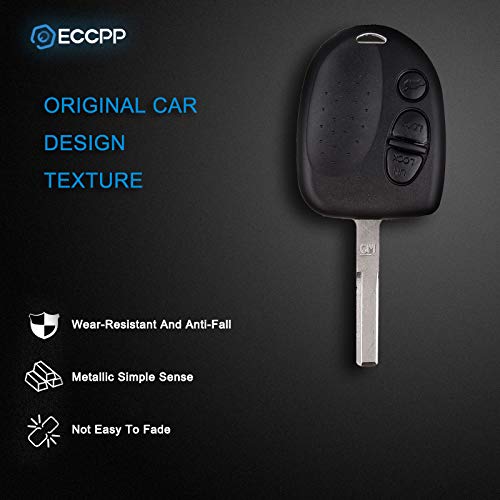 ECCPP غلاف مفتاح التحكم عن بُعد بدون قطع لسيارة بونتياك جي تي أو 04-2006 QQY8V00GH4001 (عبوة من 2) - Image 4