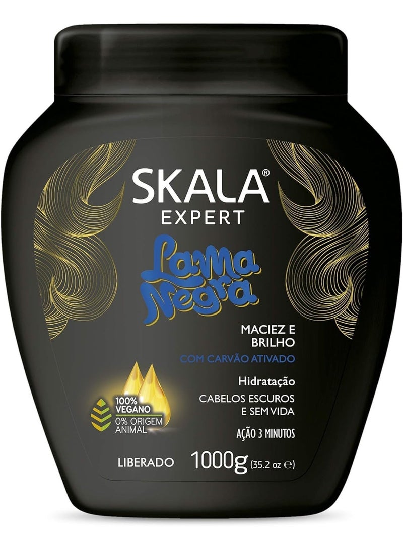 سكالا Expert Black Mud Conditioning Cream | Ideal for Smooth, Frizzy, Dry, Curly, Oily, Weak & Damaged Hair - Image 1