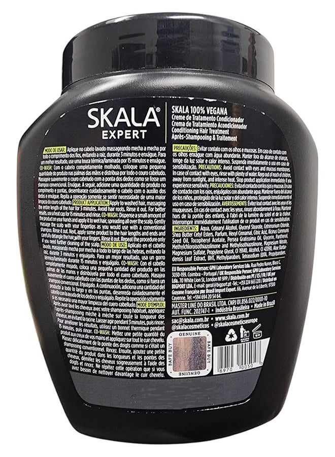 سكالا Expert Black Mud Conditioning Cream | Ideal for Smooth, Frizzy, Dry, Curly, Oily, Weak & Damaged Hair - Image 2