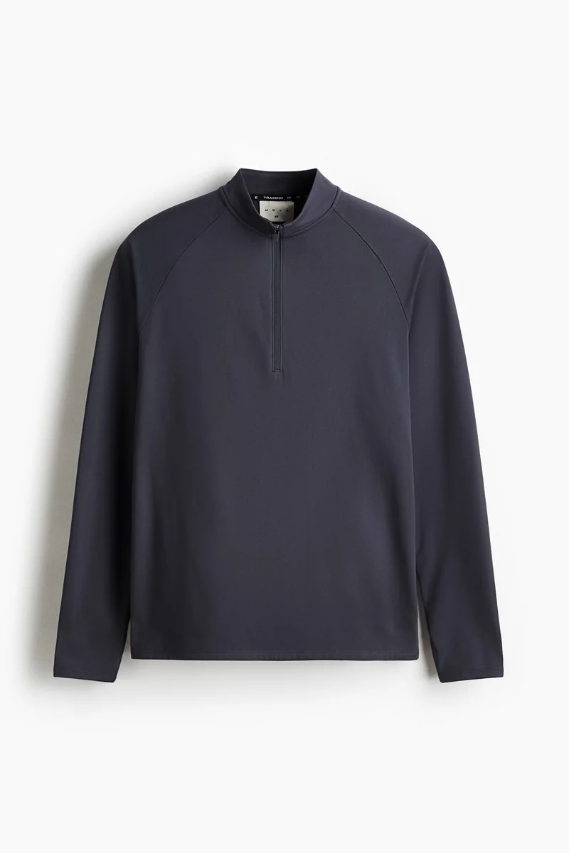 H&M Zip-top midlayer sports top with ThermoMove™