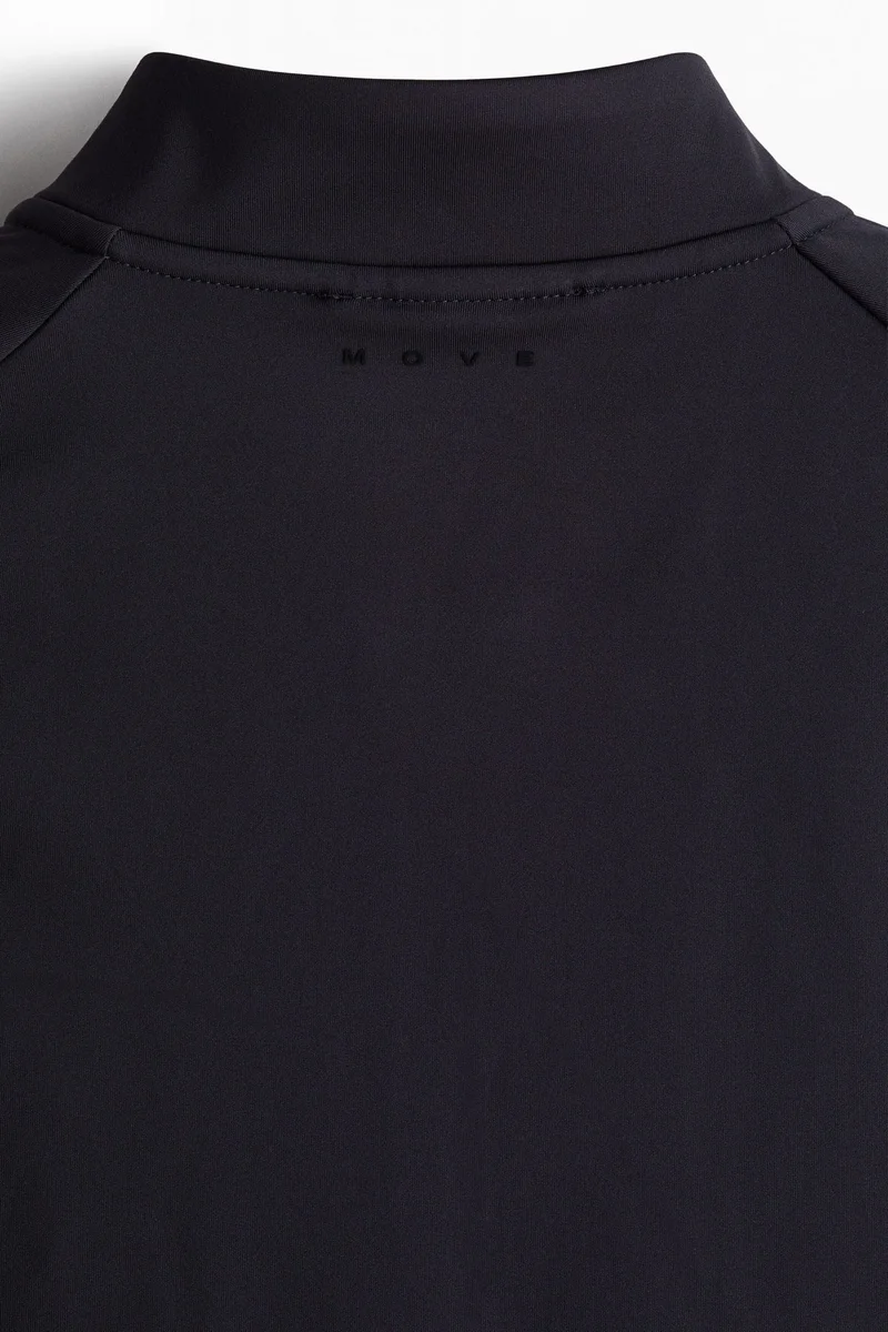 H&M Zip-top midlayer sports top with ThermoMove™
