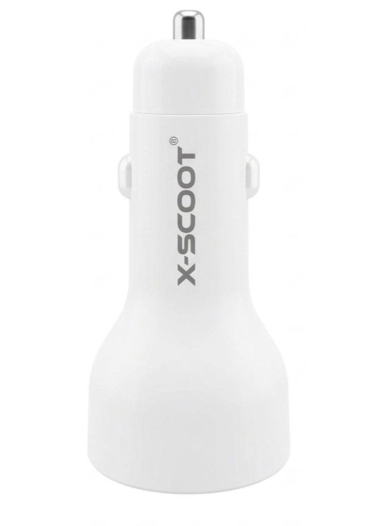 إكس سكوت X-SCOOT Dual Usb Car Charger 3.1 A