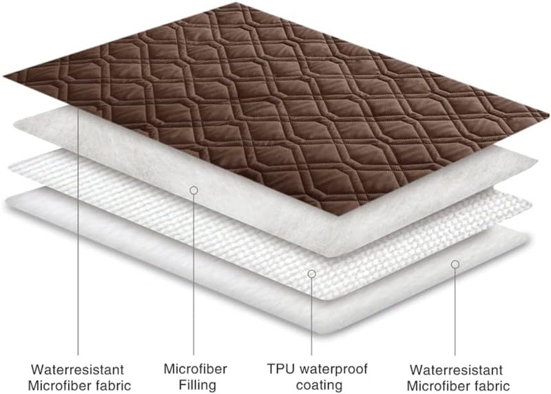 Ameritex Waterproof Blanket Reversible Dog Bed Cover Pet Blanket for Furniture Bed Couch Sofa - Image 4
