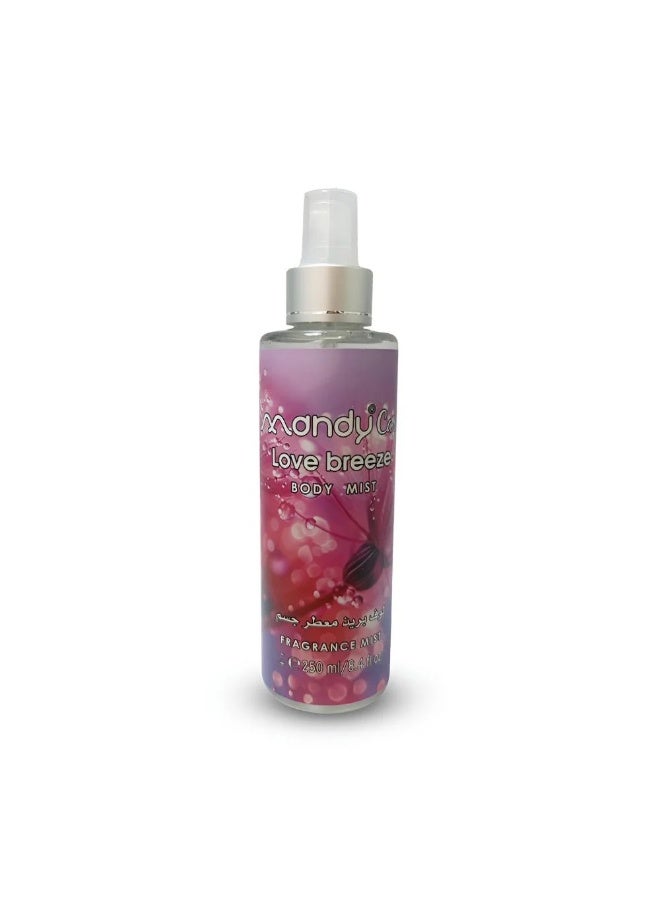 MANDY CARE BDY MIST LOVE BREEZE  250ML