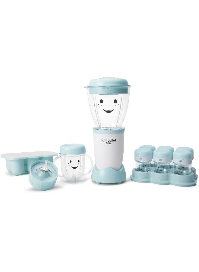 NutriBullet NBY-50100 Baby Complete Food-Making System, 32-Oz, White, Blue, Clear - Image 2
