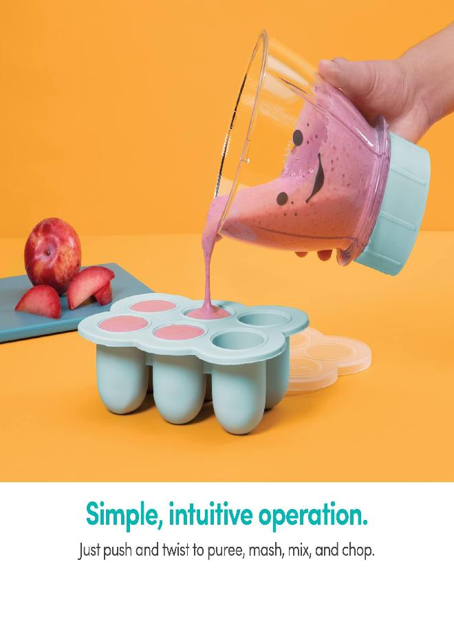 NutriBullet NBY-50100 Baby Complete Food-Making System, 32-Oz, White, Blue, Clear - Image 5