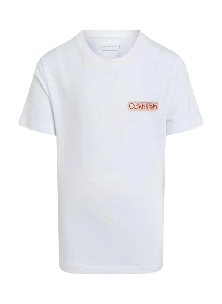 كالفن كلاين جينز Kids Monogram Crew Neck T-Shirt