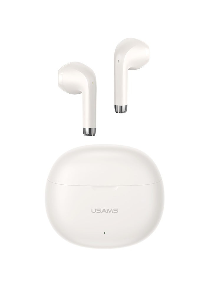 Usams - Wireless Earphones with 13mm Drivers For Big Bass. Bluetooth 5.3 Headphones with HD Calls, Dual Mic, Dual Mode Gaming Headset, Smart Touch control, and 31-Hour Playtime. - Image 1