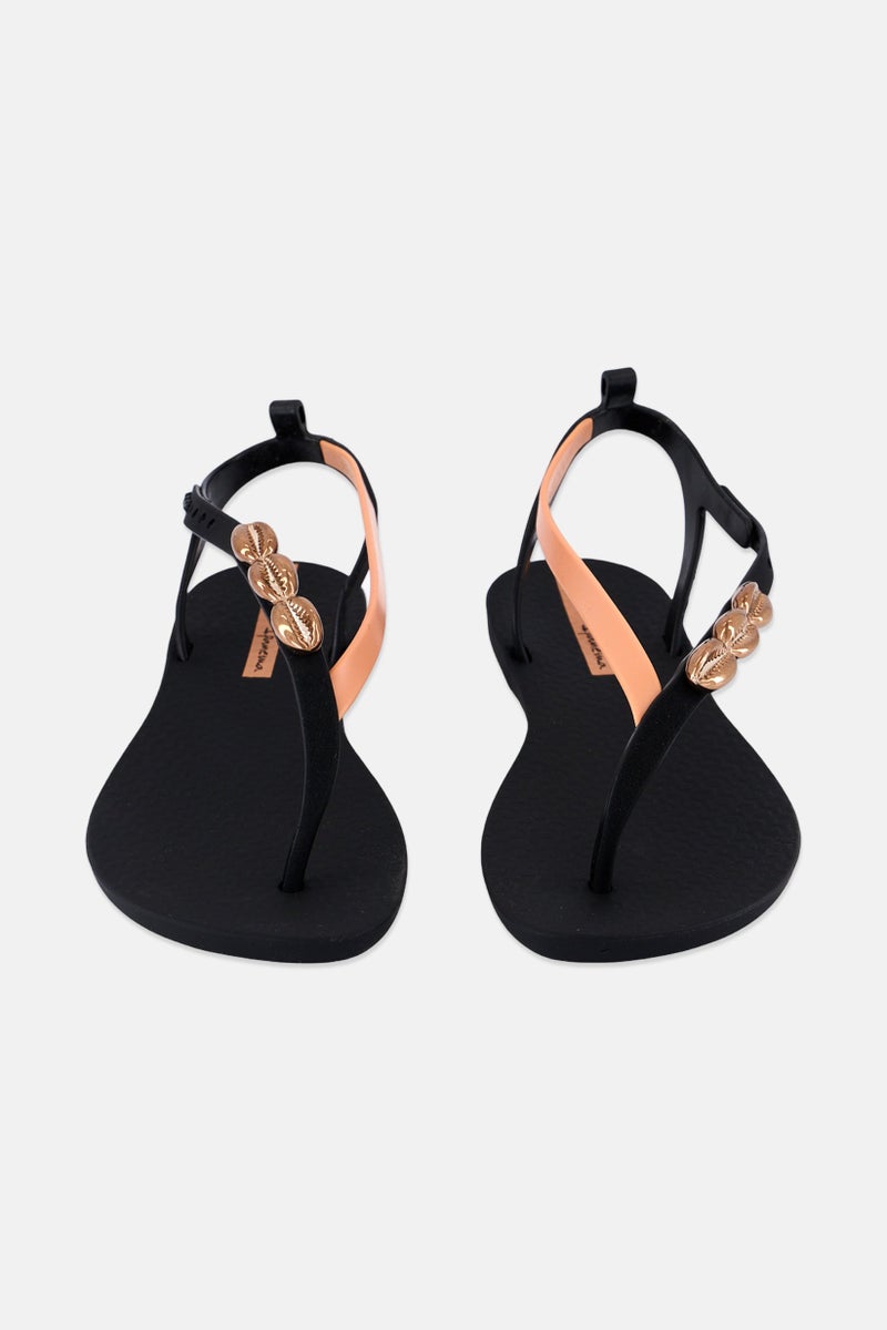 Ipanema Women Salty II Adjustable Buckle Closure Sandals, Black - Image 4