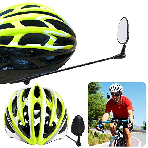 Accmor 2 Pack Bike Helmet Mirror, 360 Degree Adjustable Lightweight Bicycle Cycling Rear View Helmet Mirror for Cycling, Cycling Accessories - Image 2