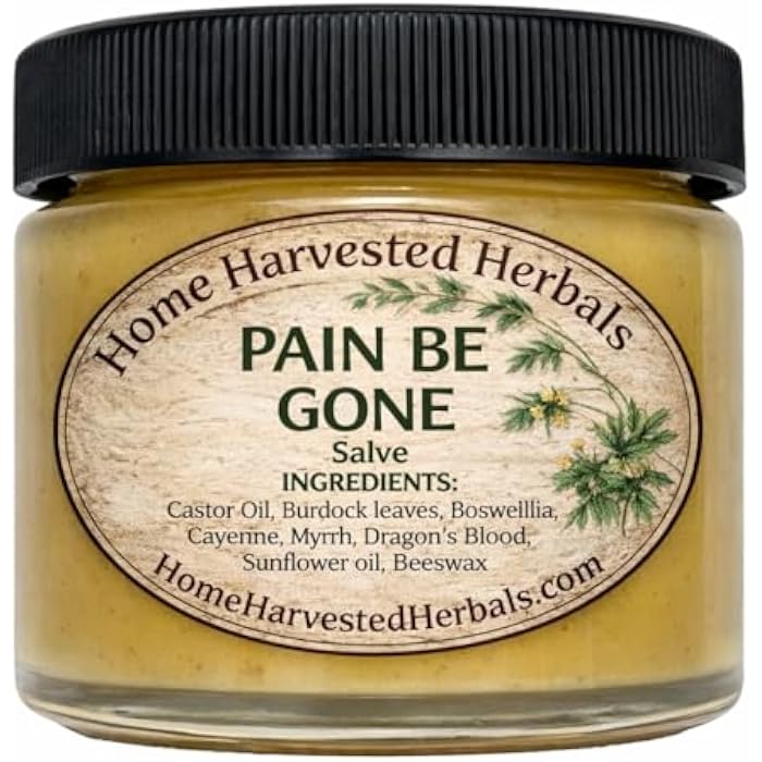 Pain Relief Herbal Salve – 2 oz – Home Harvested Herbals – Natural Relief for Aches, Muscles & Joint Discomfort - Image 1