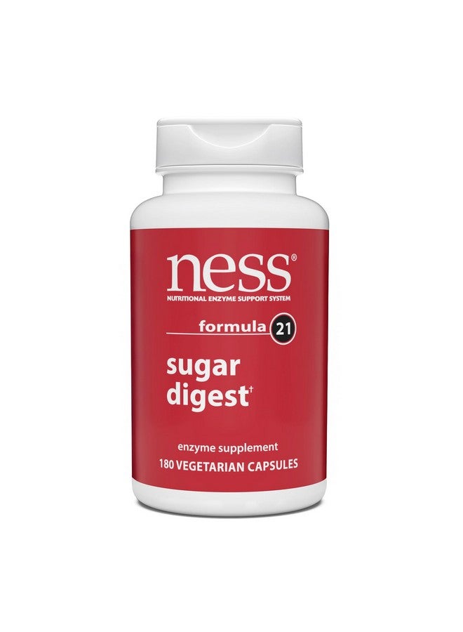 Ness Enzymes - Sugar Digest #21 180 caps - Image 1