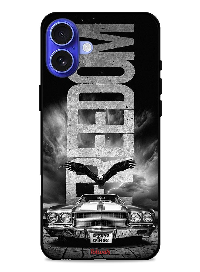 Tolwak Apple iPhone 16 Protective Case Cover Freedom Art  - Image 1