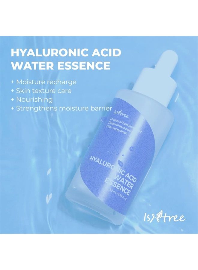 IsNtree ISNTREE Hyaluronic Acid Water Essence 50ml 1.69 fl.oz | Replenishes moisture | Non-sticky ﬁnish  - Image 2