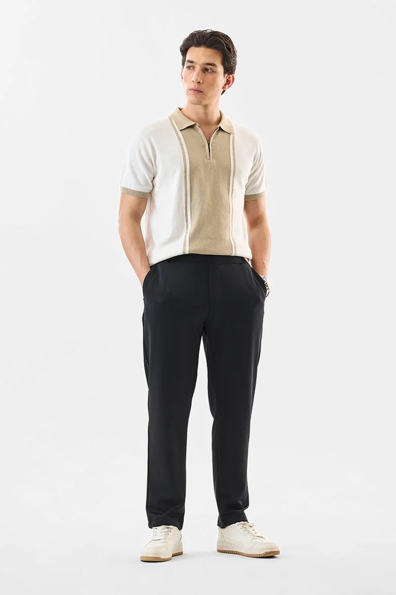 SNITCH Relaxed Fit Stretch Trousers