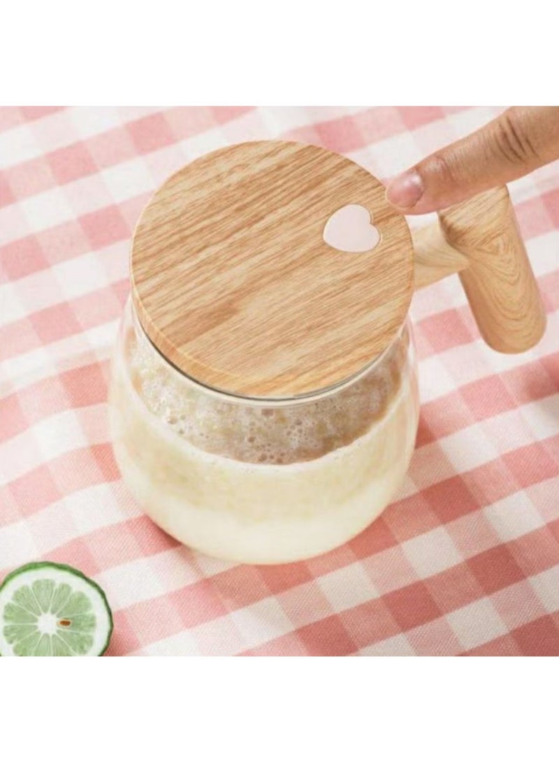 دينكس كوب مزج القهوة الكهربائي من الزجاج المقاوم للحرارة والبرودة سهل التنظيف ويعمل بلمسة واحدة - Image 4