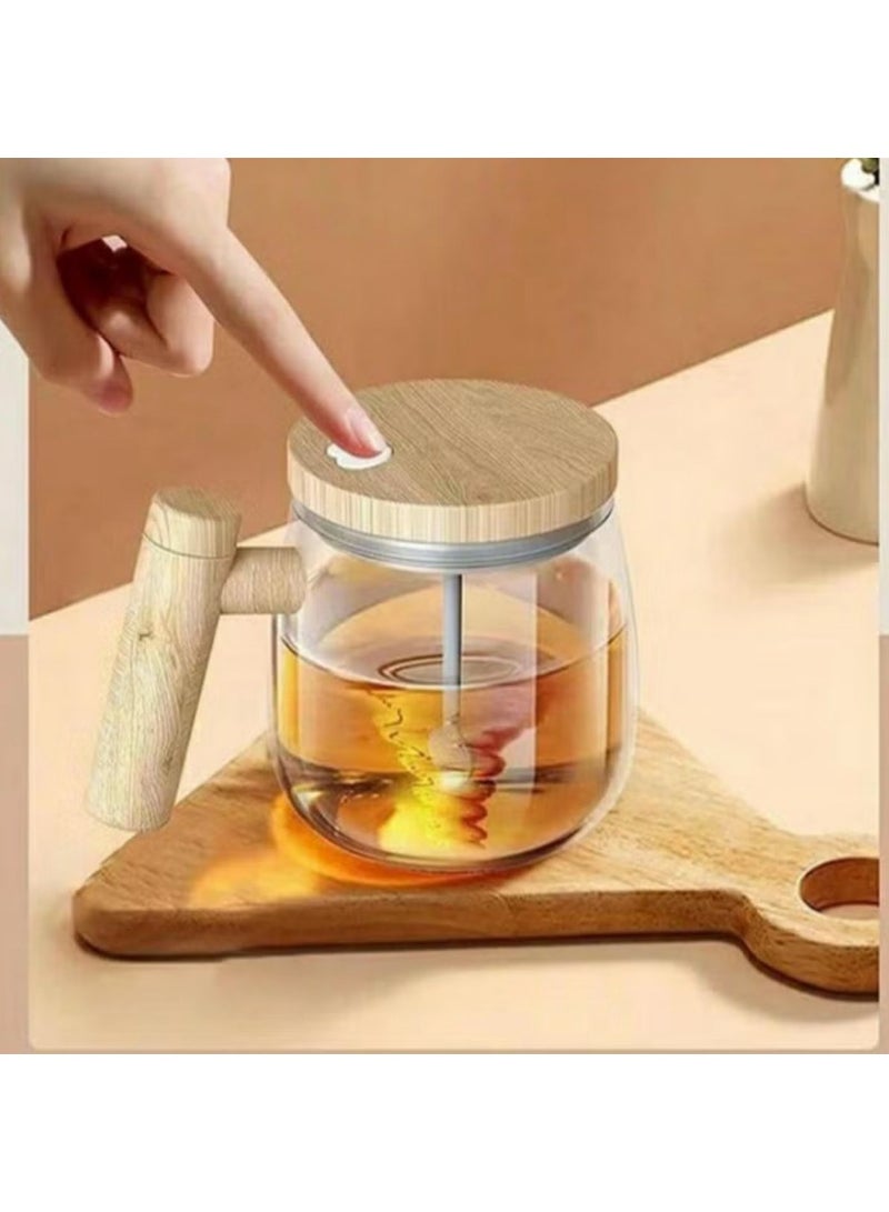 دينكس كوب مزج القهوة الكهربائي من الزجاج المقاوم للحرارة والبرودة سهل التنظيف ويعمل بلمسة واحدة - Image 3