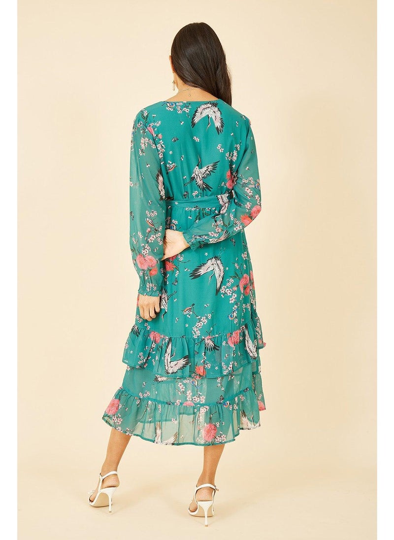 Yumi Floral Tiered Dress - Image 4