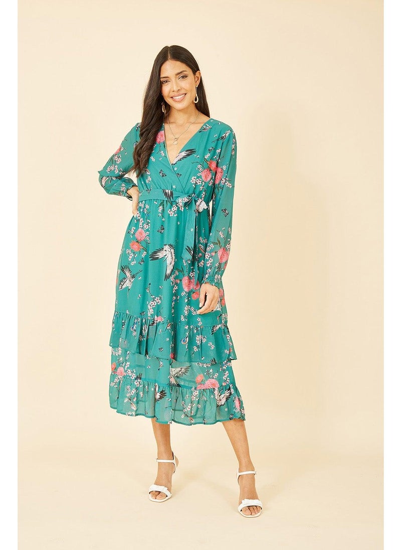 Yumi Floral Tiered Dress - Image 1
