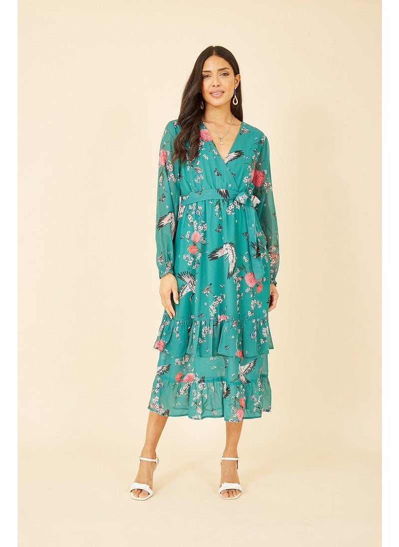 Yumi Floral Tiered Dress - Image 2