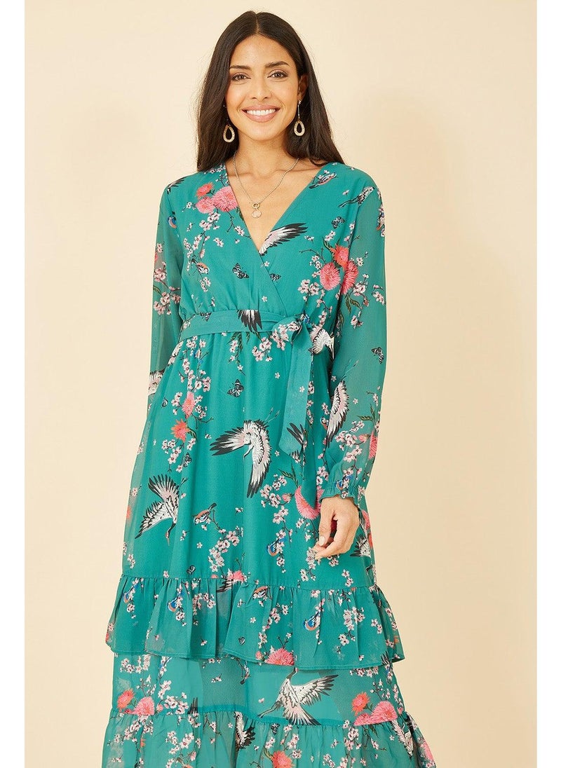 Yumi Floral Tiered Dress - Image 3