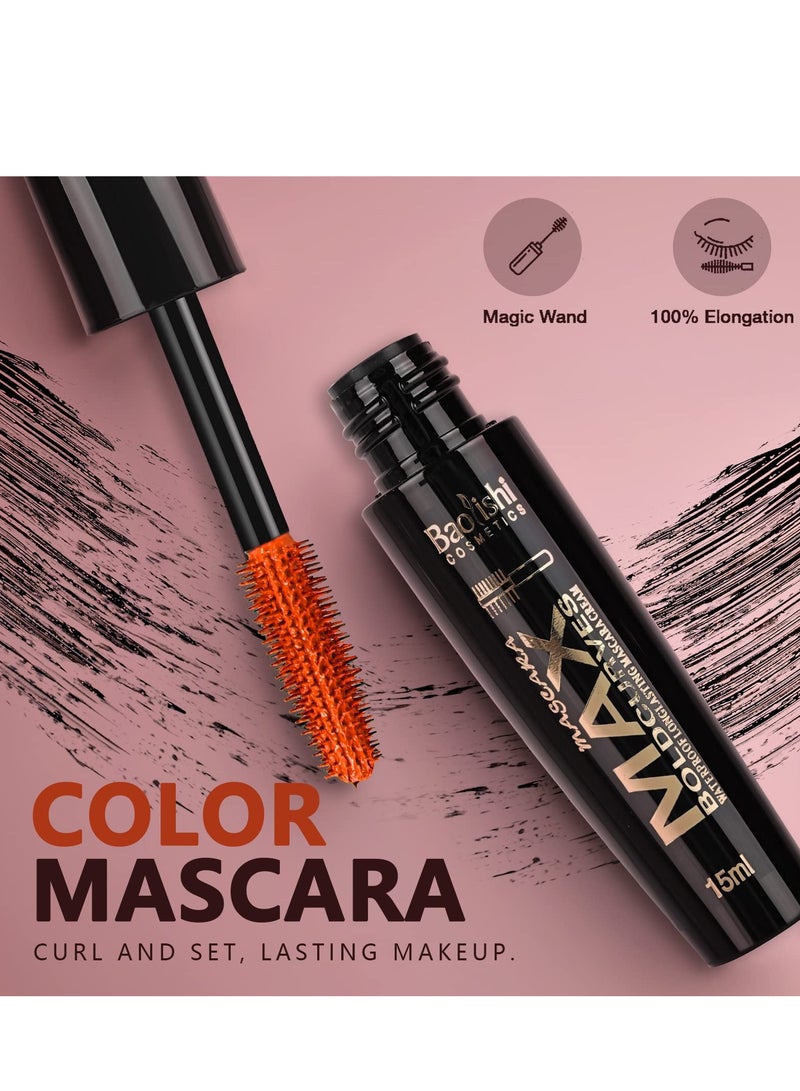 KASTWAVE 6 Colors Colored Mascara Set, Washable Mascara Makeup Volumizing for Eyelashes Charming Long Lasting Colorful Mascara for Eyelashes Eye Makeup - Image 5