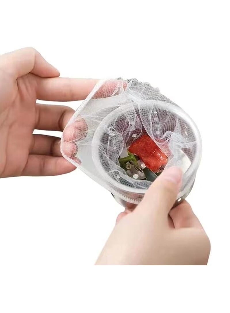 200pcs Disposable Mesh Garbage Bags Kitchen Sink Strainer for Collecting Kitchen Food Scraps and Waste Remnants - Image 4