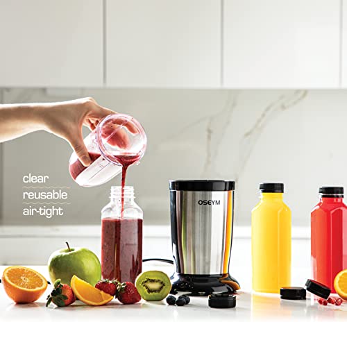 DECADORN 12 oz Plastic Juice Bottles With Caps - 45 Pack MADE IN USA Juicing Bottles Reusable - Juice Container For Fridge - Shatterproof, BPA-Free, Leak proof, Disposable & Recyclable - Image 4