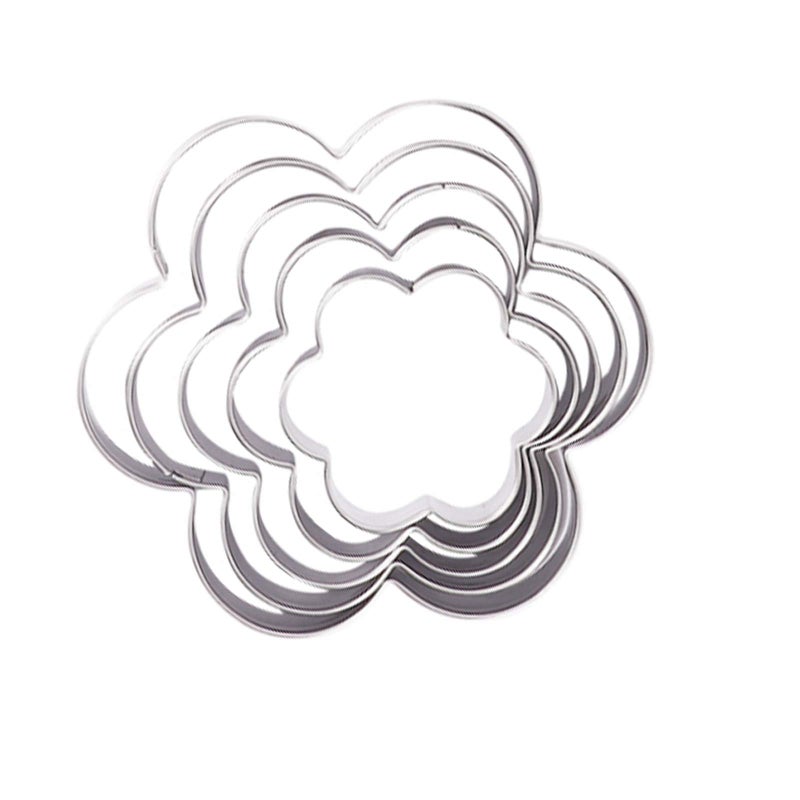 Tmflexe Flower Cookie Cutter  Pack of 5 - Image 2