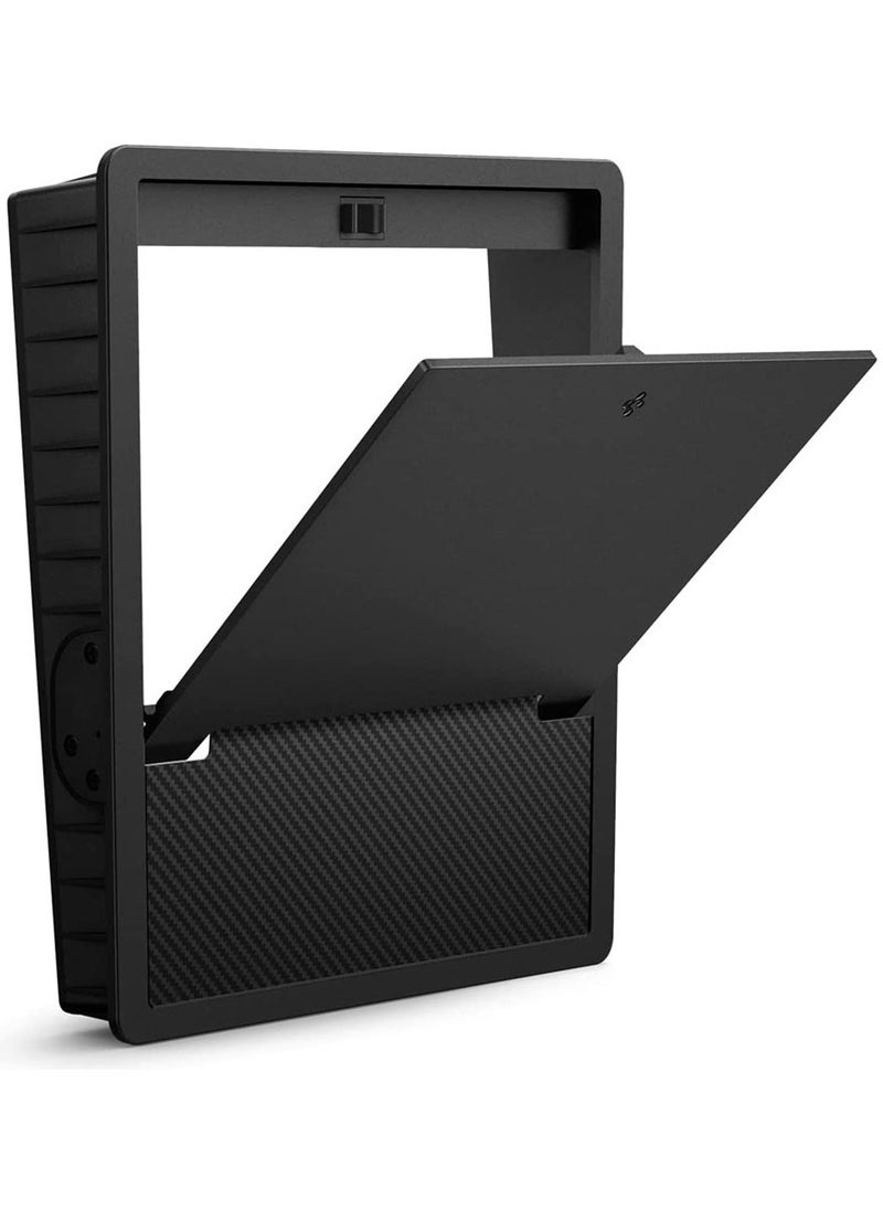 Spigen - One-Touch Hidden Storage Box (Carbon Edition) for Tesla Model 3 (2021 to 2023) and Model Y (2021 to Current) Center Console Organizer Armrest - Image 1
