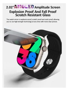 Rabos HK9 PRO PLUS SMART WATCH | Square 2.12 Inch 49mm AMOLED Display | IP68 Waterproof |Bluetooth Calling | Android iOS, Health Monitoring Function  - Image 2