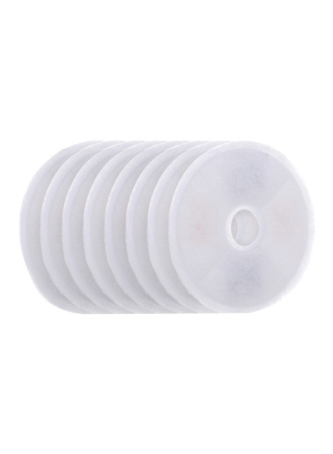 Loquat 8-Piece Water Fountain Replacement Filter White - Image 1