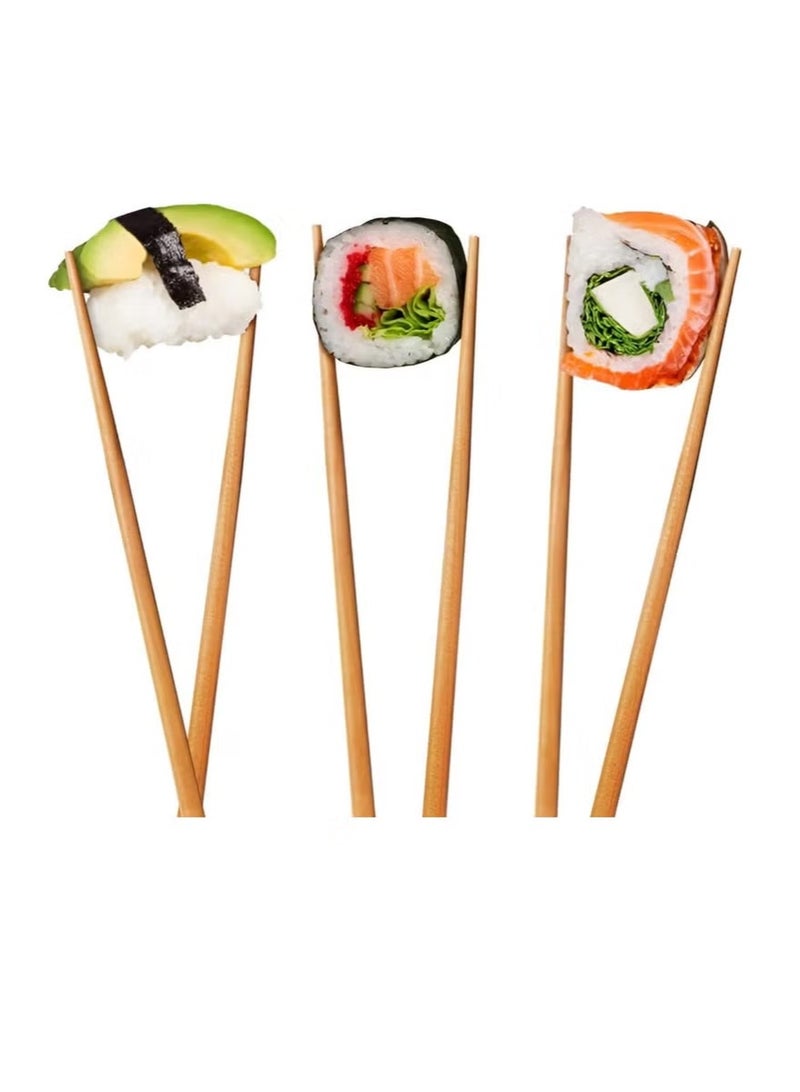 40-Pack Stylish Reusable Bamboo Chopsticks for Sushi, Noodles, and Delicious Asian Cuisine - Image 4
