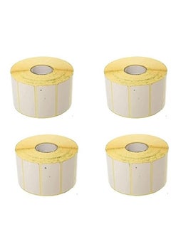 Generic Barcode Roll Thermal Sticker Size 25x50 Full 1500 Number 4 Rollers 