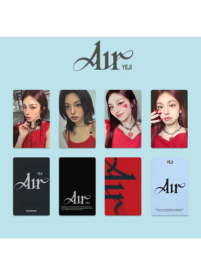 NIBEMINENT 4 Pcs Kpop ITZY - YEJI Solo AIR STARRIVER Lomo Cards Card For Fans Collection Gifts - Image 1