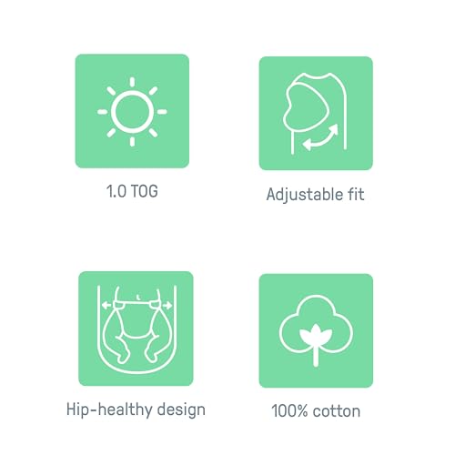 SwaddleMe سوادل مِي باي إنجينيويتي مجموعة المونوجرام لف السرير للأطفال، 100% قطن، يحسن النوم ويهدئ رد الفعل المفاجئ، 0-3 أشهر، تصميم جيب قابل للطي لتسهيل التغييرات، 1.0 TOG، 3 عبوة - رقصة الفيل - Image 3