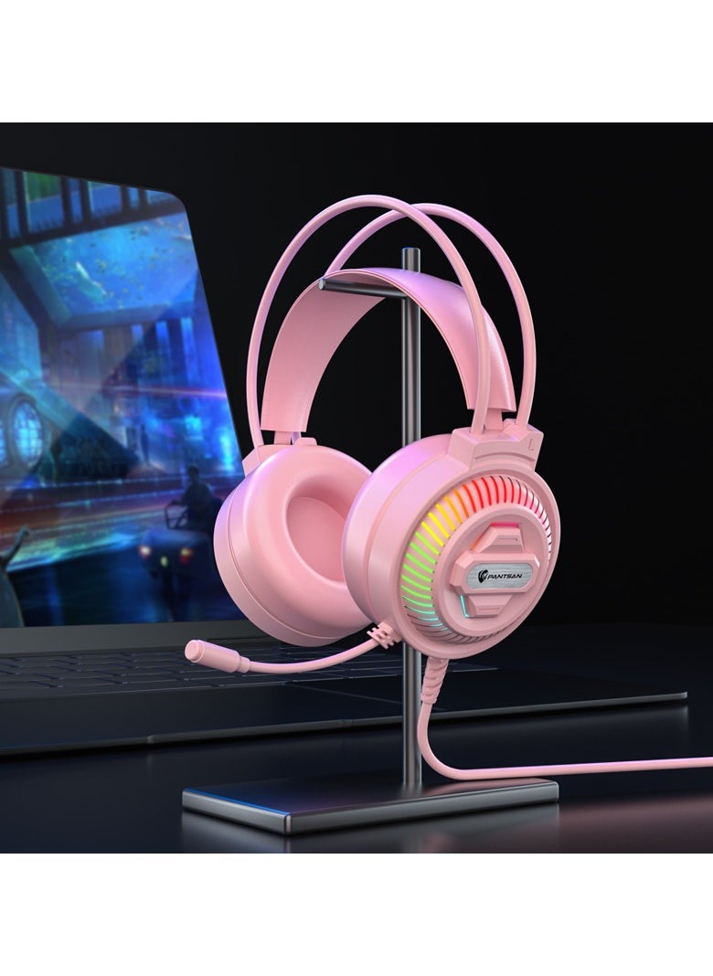 ماركة غير محددة سماعات لعبة القط الأذن مع الميكروفون ، سماعات لعبة لأجهزة إكس بوكس PS4 PS5 كمبيوتر واحد ، مع أضواء RGB ، سماعات بلاي ستيشن مع الحد من الضوضاء المحيطة 7.1 ، جاك السلكية 3.5mm  - Image 2